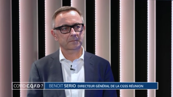 Replay Covid C.Q.F.D - Mardi 07 avril 2020 - Benoît SERIO, Directeur général de la CGSS Réunion